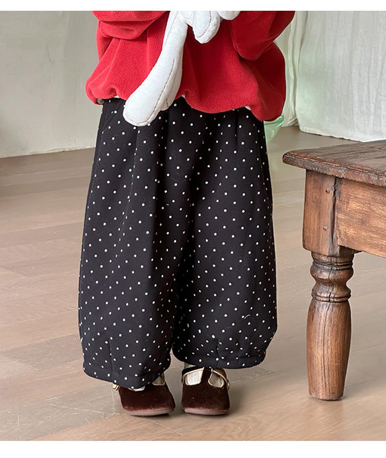 Byxa med Prickar – Dotty Daze Flickor, Brun/Svart, Bomull, Storlek 1–8 år More For Mini
