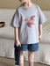 T-shirt med Dinosaurieprint – Baby, Småbarn, Förskolebarn, Grön/Grå/Beige/Rosa, Bomull, Storlek 0–8 år More For Mini