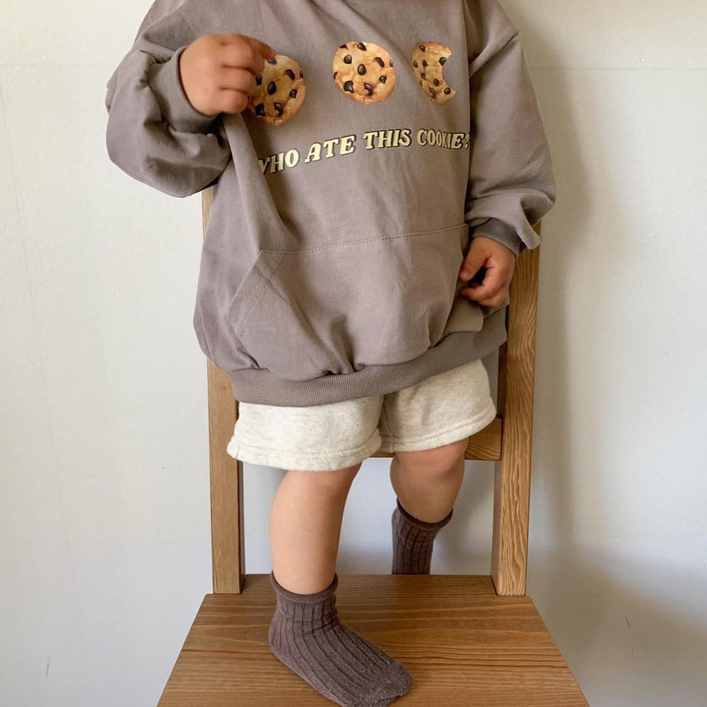 Tröja med kakor – Cookiecrew Pojkar/Flickor, Brun/Grå, Bomull, Storlek 0–5 år More For Mini