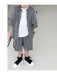 Nuvin Breeze Sommarset Barn – 2-delat Oversized Skjorta + Shorts – Unisex – Andningsbart – 0–9 år More For Mini