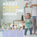 Ergonomische Loopsteun – Kigali Baby, Blauw/Bruin/Roze, Katoen, 9+ Maanden-More For Mini