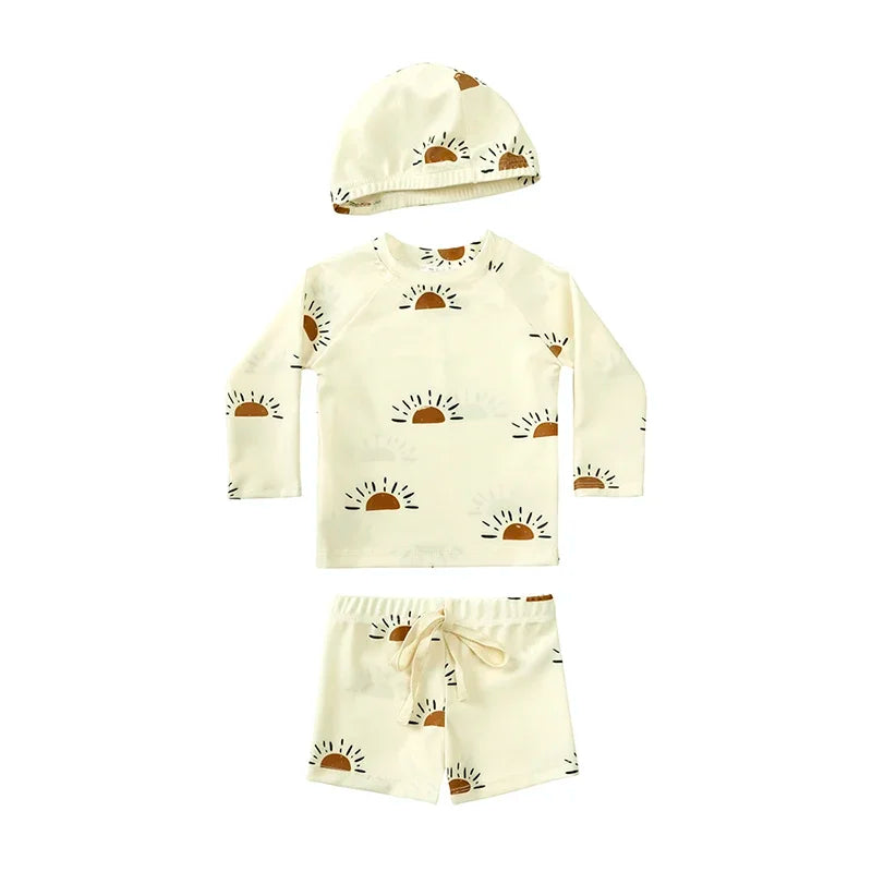UV Simset Barn med Hatt – Solskydd 3-delar | 9M-7 år More For Mini