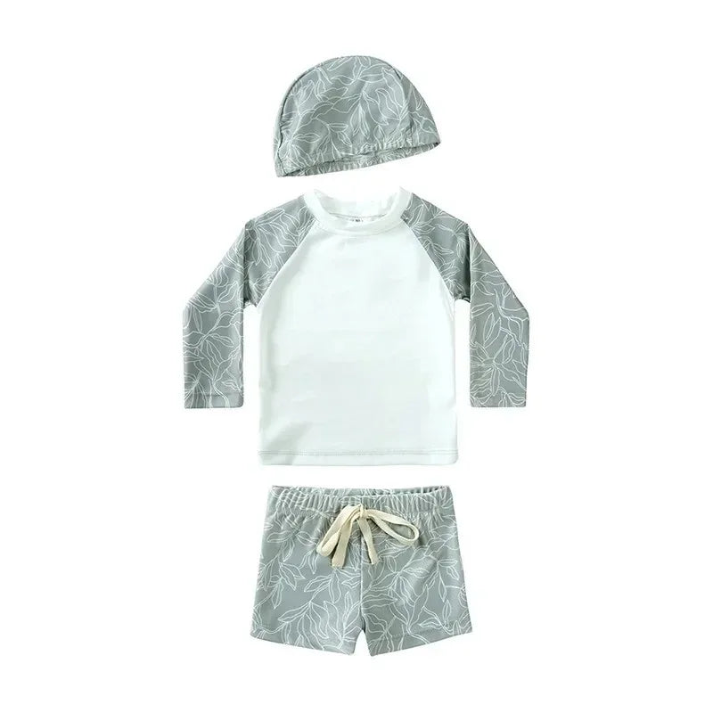 Baby Pojkar UV Simset med Hatt – UPF 50+ | 9M-7 år More For Mini