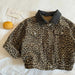 NAROO Leopard Barnjacka – Jacka med leopardmönster Unisex Bomull (0–8 år) More For Mini