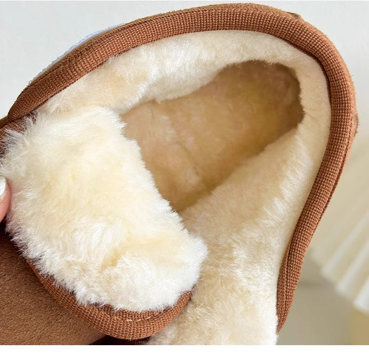 Schoenen met Klittenband - Djamena Unisex, Bruin/Beige/Zwart, Suède, Maat 21-30-More For Mini