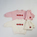 Träningsdräkt med jordgubbstryck – BerryBunch Flickor, Rosa/Vit, Bomull, Storlek 0–6 år More For Mini