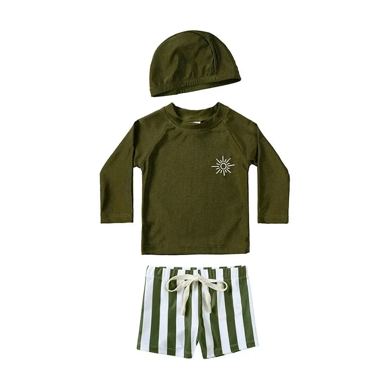 UV Simset Barn med Hatt – Solskydd 3-delar | 9M-7 år More For Mini