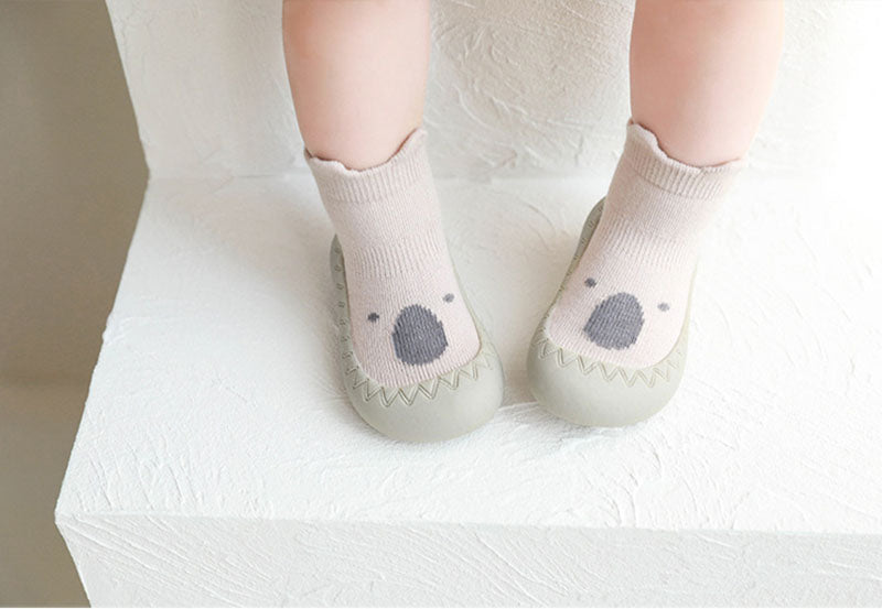 Första Steg Babyskor – Little Paws Unisex, Halksäker Sula, Rosa/Blå/Beige/Brun, Storlek 0–3 År More For Mini