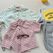 OWA Polo Stripe Unisex Barntröja 0–6 år | Randig pikétröja – Bomull More For Mini