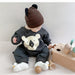Jumpsuit met Koala print – Baby, Grijs Katoen, Maat 0-2 Jaar-More For Mini
