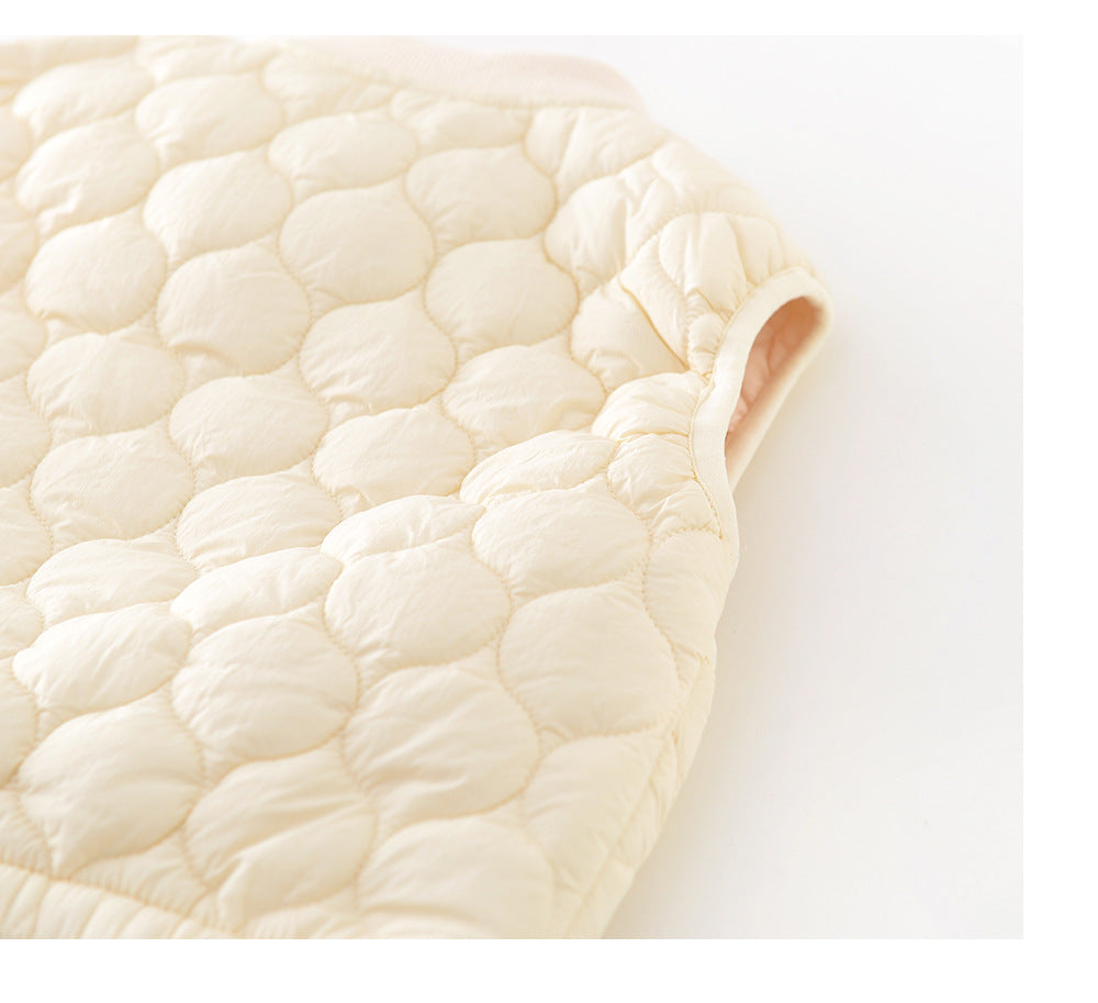 Vadderad väst – Pape Unisex, Brun/Beige, Bomull, Storlek 0–4 år More For Mini
