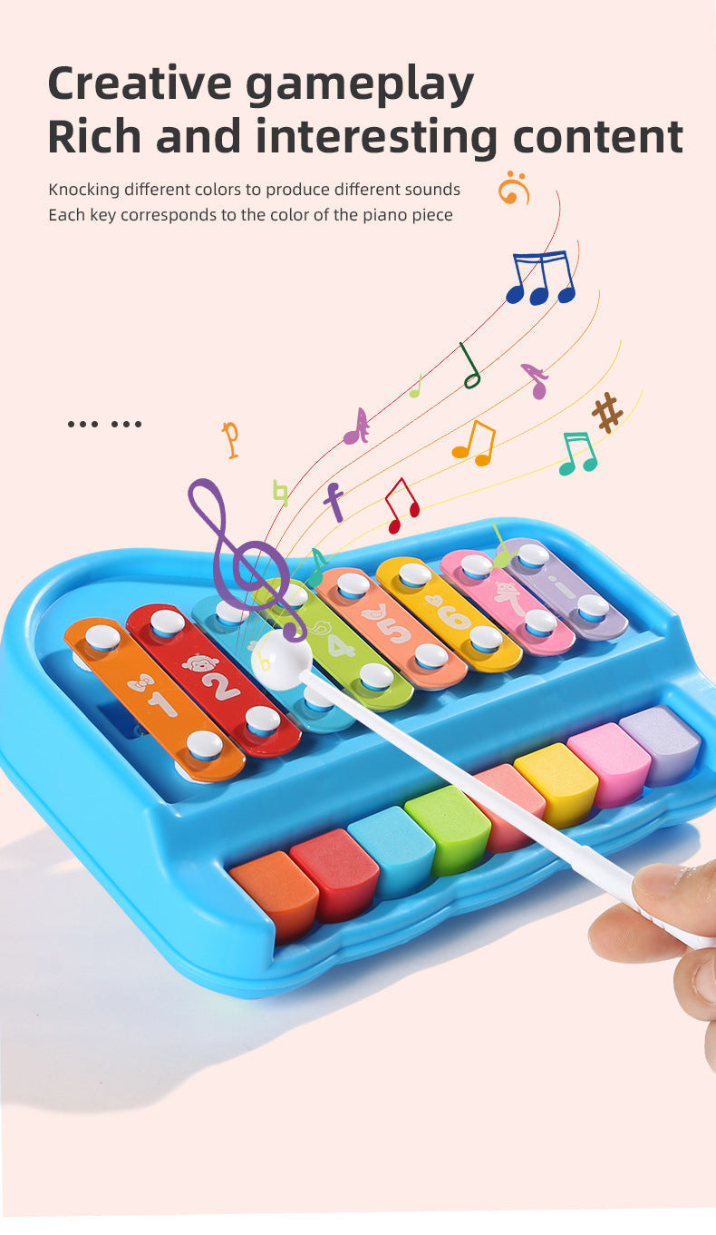 Pedagogisk Musikleksak för Baby, Småbarn, Förskolebarn, Barn – Xylofon & Pianouppsättning för Kreativ Utveckling MoreForMini