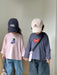 Långärmad tröja med 3D – Fruity Friends Unisex, Rosa/Grå, Bomull, Storlek 0–8 år More For Mini