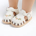 Babysandaler med Blombroderi – Little Steps Flickor, Svart/Rosa/Beige/Grön/Vit, Storlek 0–2 år More For Mini