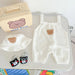 Baby Bear Setje – Ademend Zomer Rompertje met Zonnehoedje voor Baby’s 3-24 maanden More For Mini