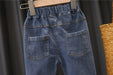 Set med Randig Tröja och Jeans – Astronaut Little Voyager Pojkar, Röd/Blå/Svart, Bomull, Storlek 0–5 år More For Mini