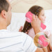 Haarstyling Tool – Bling Bling Meisjes, Roze, Veilig voor alle Haartypes, 4+ Jaar-More For Mini
