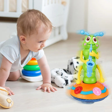 GroovyBug Dansande saxofonlarv – Musikleksak för barn från 3 år | Förbättrar motorik och koordination More For Mini