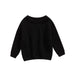 Gebreide Trui - Amba Unisex, Wit/Zwart/Blauw/Roze/Groen/Grijs/Bruin, Katoen, Maat 0-6 jaar-More For Mini