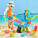 Sandino Sand- & Strandlekset – 22-delars Utomhusleksak med Skottkärra för Barn 2–6 År – Sandlåda & Trädgårdsset More For Mini