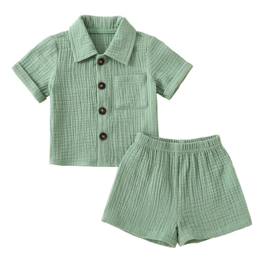 Andningsbart Sommarset för Småbarn – Linne Babykläder 0–3 år | MiniTribe More For Mini