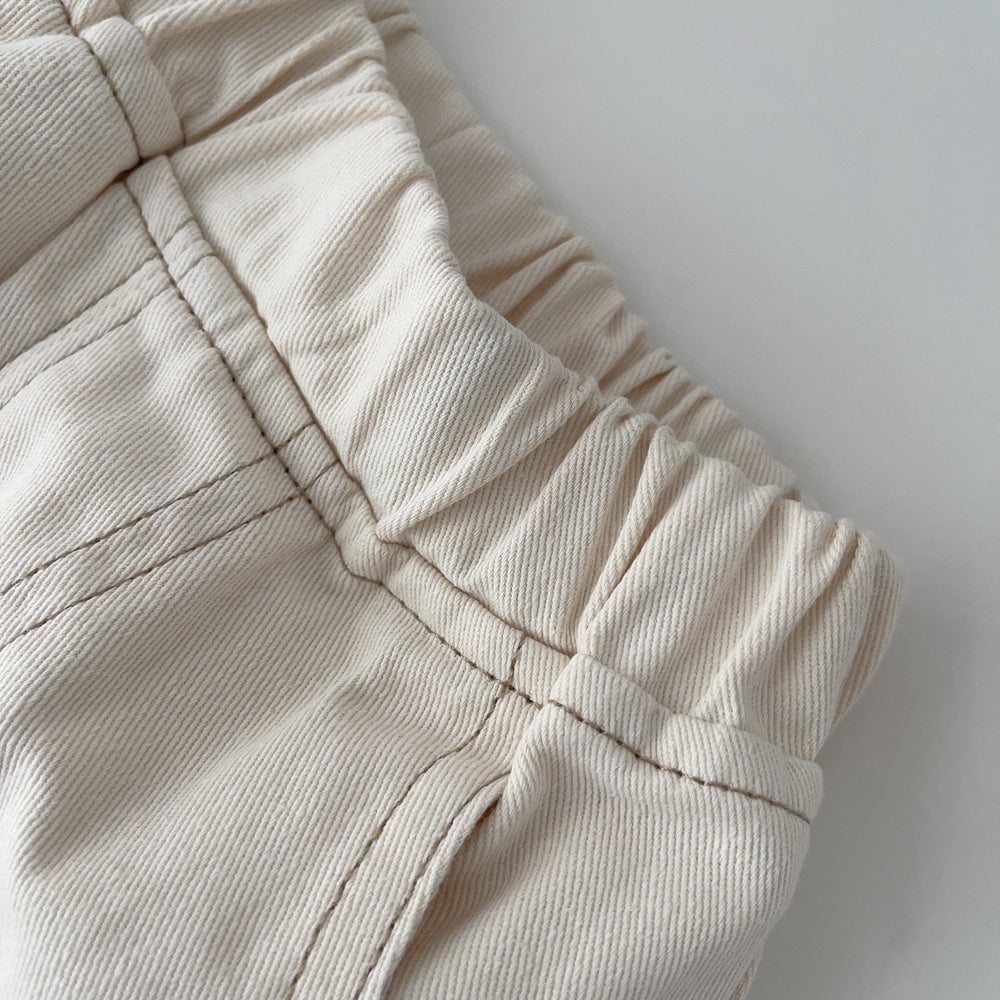 Relaxed Fit Jeans - Unisex, Blauw/Zwart/Abrikoos, Katoen, Denim, 0-5 Jaar-More For Mini