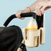 Telefoon- en Bekerhouder Kinderwagen - Addis Universeel, Zwart/Beige/Roze/Geel, Kunststof-More For Mini