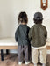 Jeansjacka med leopardmönster – Wild & Free Unisex, Brun/Grå, Bomull, Denim, Storlek 0–2 år More For Mini