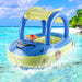 Baby Simring med Baldakin – Bil Float för Småbarn | Säker & Lekfull More For Mini