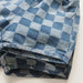 Nolu Checker Shorts – Rutiga Barnshorts Blå – Unisex Sommarshorts i Bomull – Resårmidja – Storlek 0–6 år More For Mini