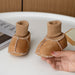 Babytossor – CuddleToes Unisex, Brun/Grå/Beige/Rosa/Röd/Blå, Mocka, Storlek 0–12 Månader More For Mini