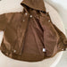 Vindjacka Parkas – CozyShield Unisex, Beige/Brun, Bomull, Storlek 0–8 år More For Mini