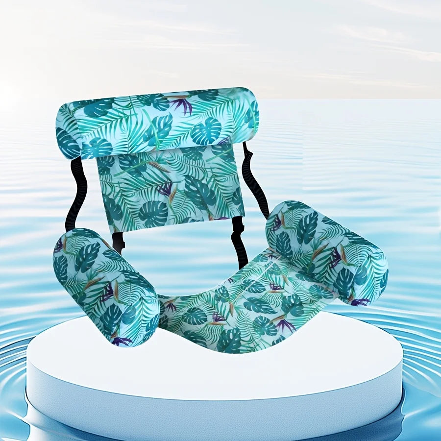 Uppblåsbar Flytande Badstol – Pool Lounge Chair för Pool & Strand Lilla Lycka
