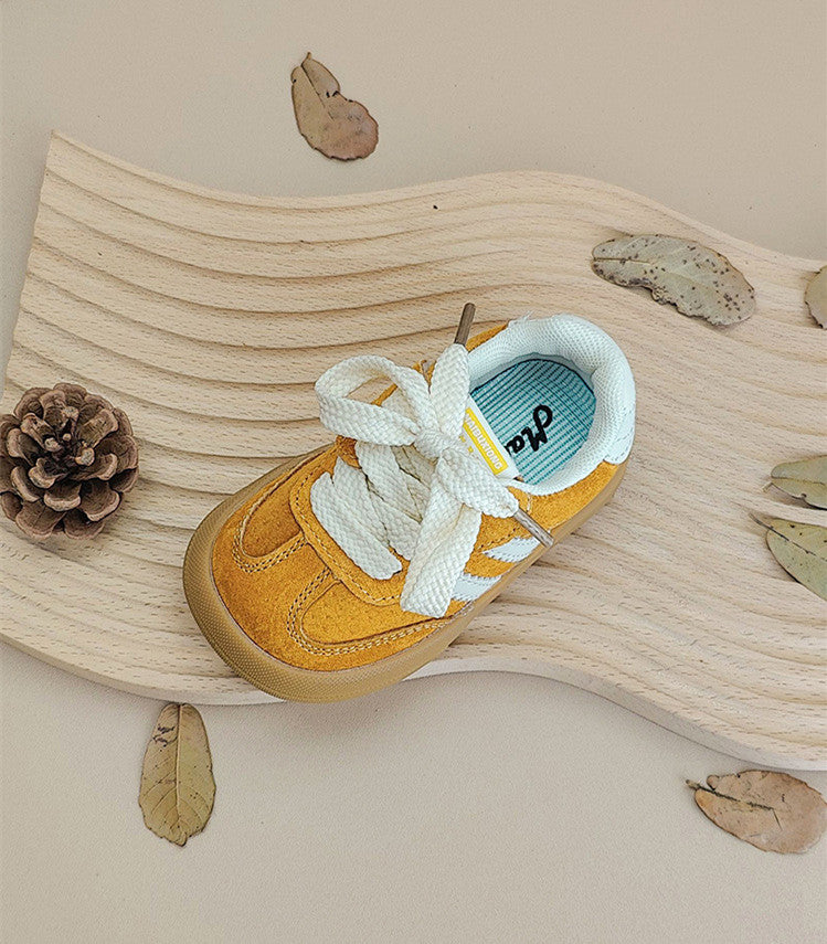 Sneaker med Skosnören – TinyStride Unisex, Gul/Rosa/Grön, Storlek 0–3 År More For Mini
