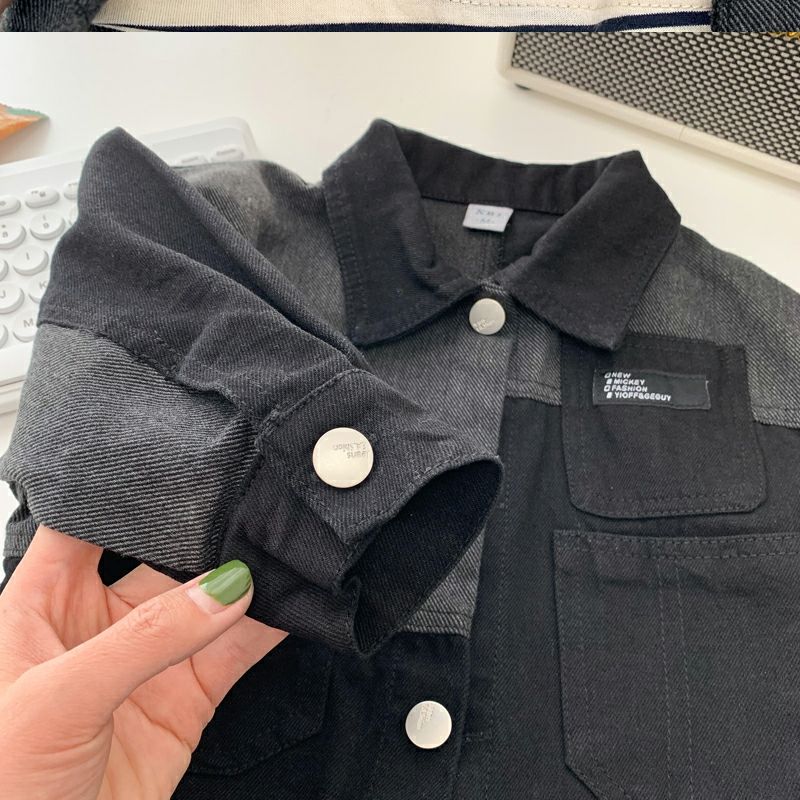 Spijkerjas - Antana Unisex, Blauw, Katoen, Denim, Maat 1-8 jaar-More For Mini