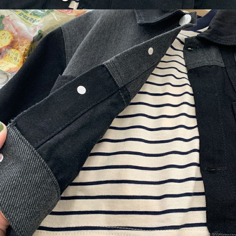 Spijkerjas - Antana Unisex, Blauw, Katoen, Denim, Maat 1-8 jaar-More For Mini