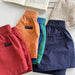 Sommarshorts i bomull för barn – Braveton unisexshorts för pojkar och flickor (0-6 år) – Andningsbara och elastiska More For Mini