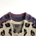 Gebreid Vest met Luipaard print - Meisjes, Beige/Paars, Katoen, Maat 0-6 Jaar-More For Mini