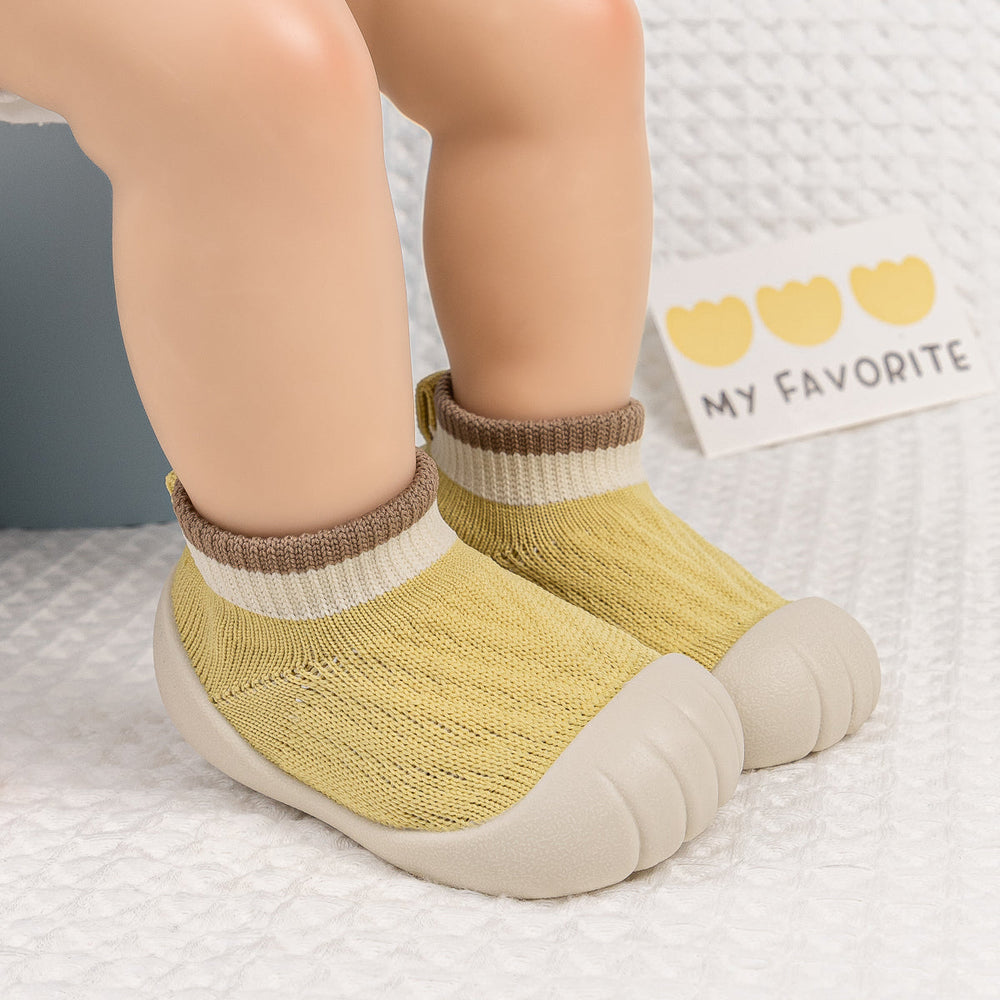 Babytossor med Halksäker Sula – Flexibla Tossor med Strumpdesign för Bebisar & Småbarn (0–24 Månader) More For Mini