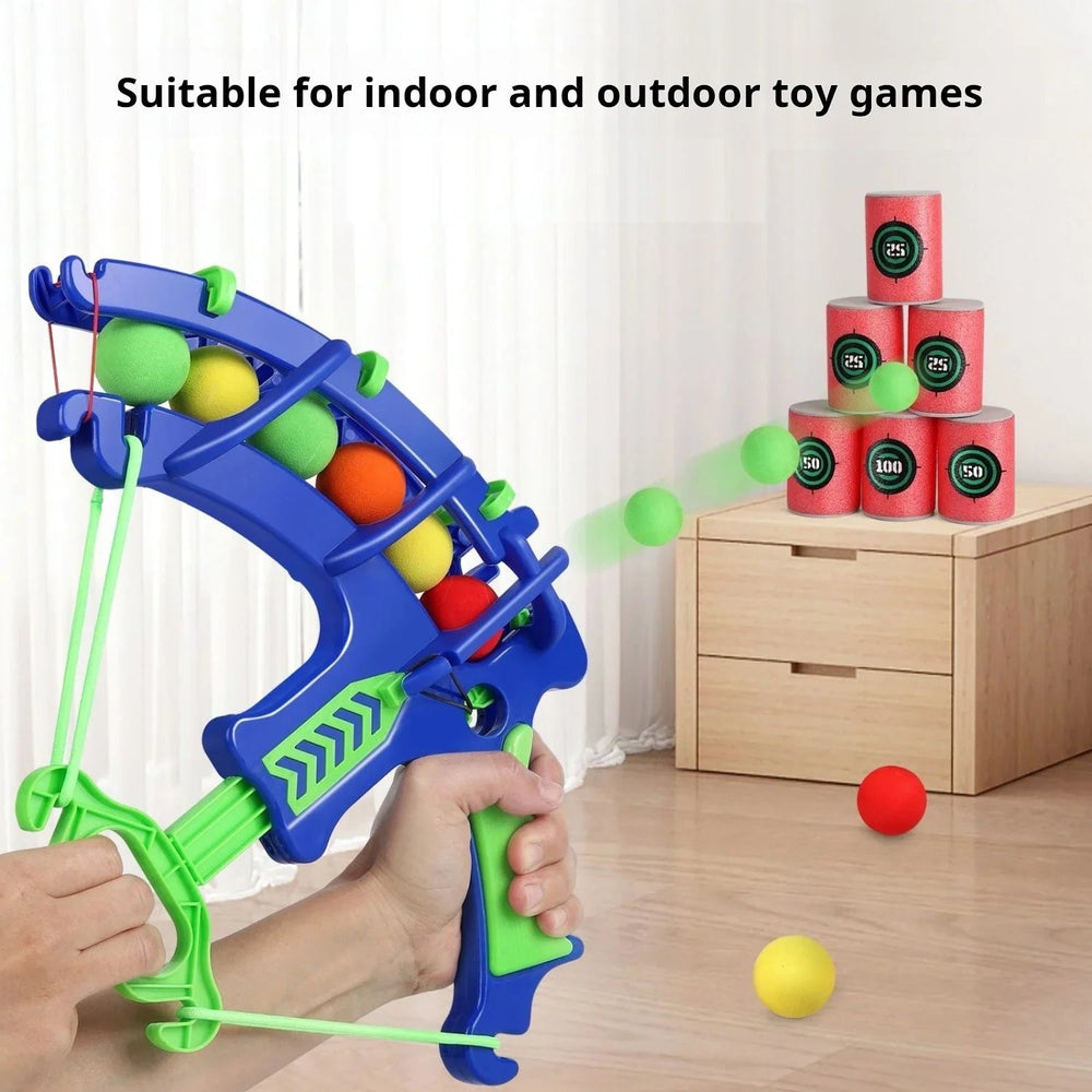 Montessori Katapult Skjutspel – Sticky Ball Dartskiva för Barn Lilla Lycka