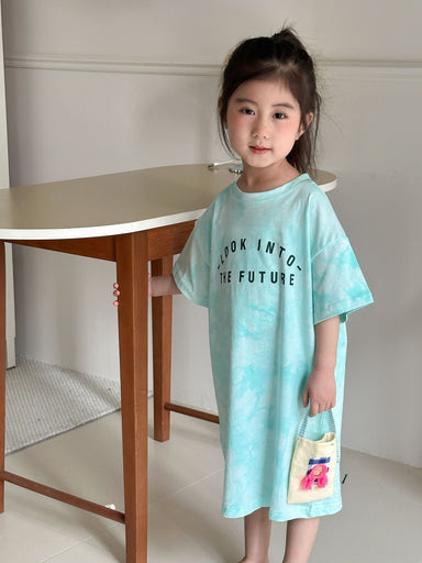 Klädset med Tie-Dye – SkyGlow Unisex, Blå, Bomull, Storlek 0–8 år More For Mini