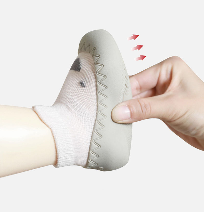 Första Steg Babyskor – Little Paws Unisex, Halksäker Sula, Rosa/Blå/Beige/Brun, Storlek 0–3 År More For Mini