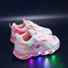 Rainbow Glitter LED Barnsneakers – Lysande Sula | Stl. 22-35 More For Mini