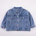 Klassieke Spijkerjas - Unisex, Blauw/Zwart, Katoen, Denim, Maat 1-8 Jaar-More For Mini