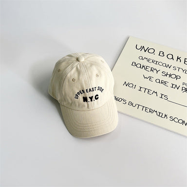 Baseball Pet – NYC Unisex, Groen/Rood/Zwart/Blauw/Oranje/Wit/Bruin, Katoen, Maat 1-7 Jaar-More For Mini