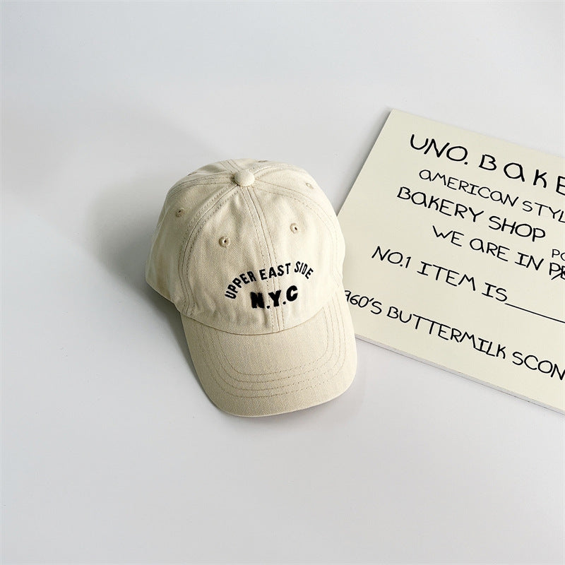 Baseball Pet – NYC Unisex, Groen/Rood/Zwart/Blauw/Oranje/Wit/Bruin, Katoen, Maat 1-7 Jaar-More For Mini