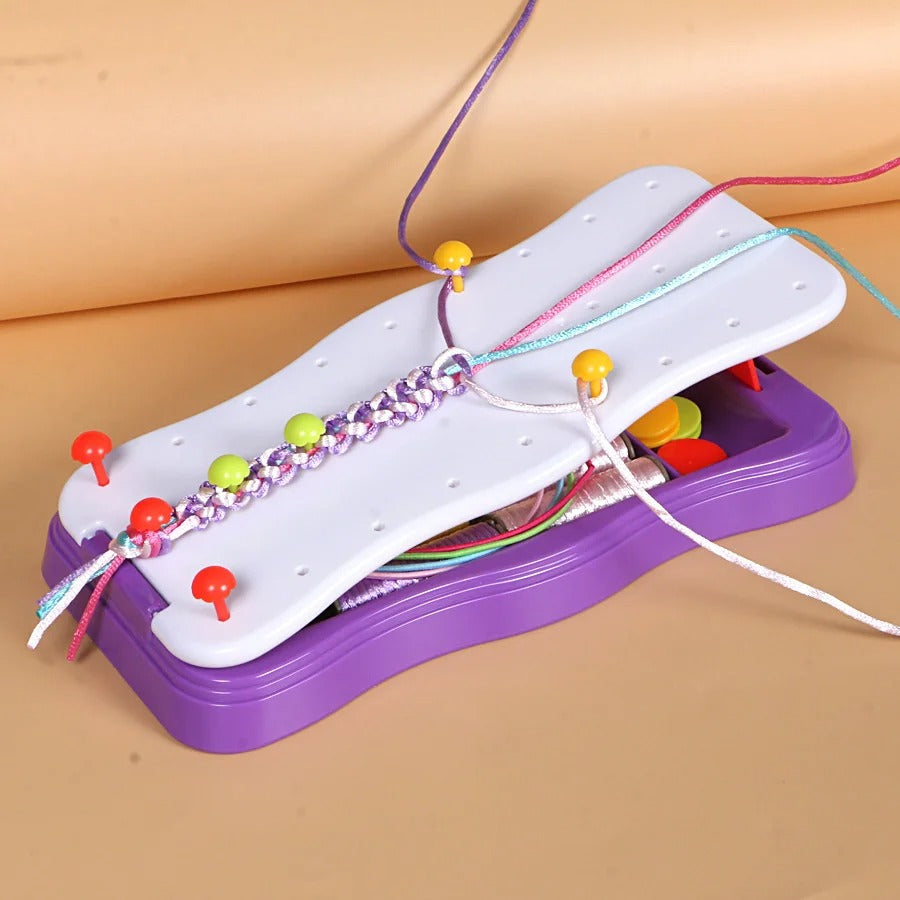 Kreativt Stickset för Barn – Gör Armband & Armringar | Pedagogiskt Leksak för 3+ År More For Mini