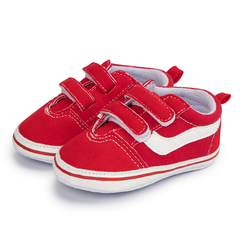 LittleRacers Babysneakers 0–1,5 år – Första Skor med Kardborreband | Canvas & Mocka More For Mini