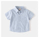 Noan Set Barn – Sommaroutfit 1–6 år – T-shirt & Shorts – Unisex – Mjuk bomull – Bekväm & trendig – Blå MoreForMini