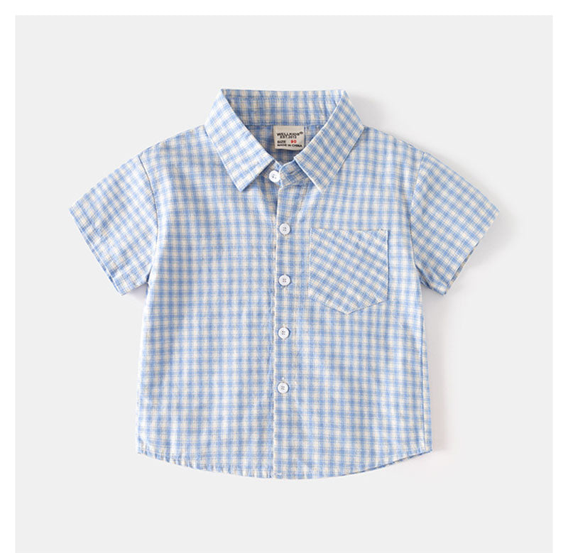 Noan Set Barn – Sommaroutfit 1–6 år – T-shirt & Shorts – Unisex – Mjuk bomull – Bekväm & trendig – Blå MoreForMini